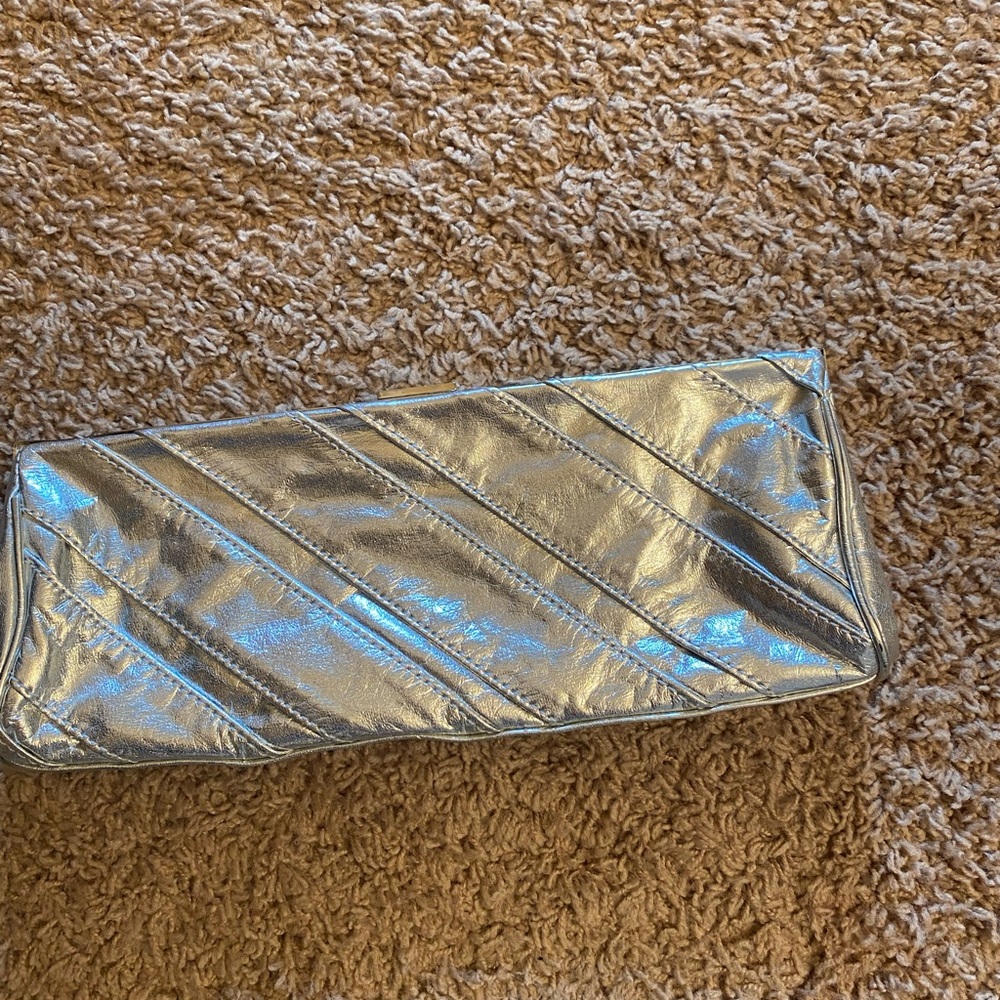 Silver Clutch Bag